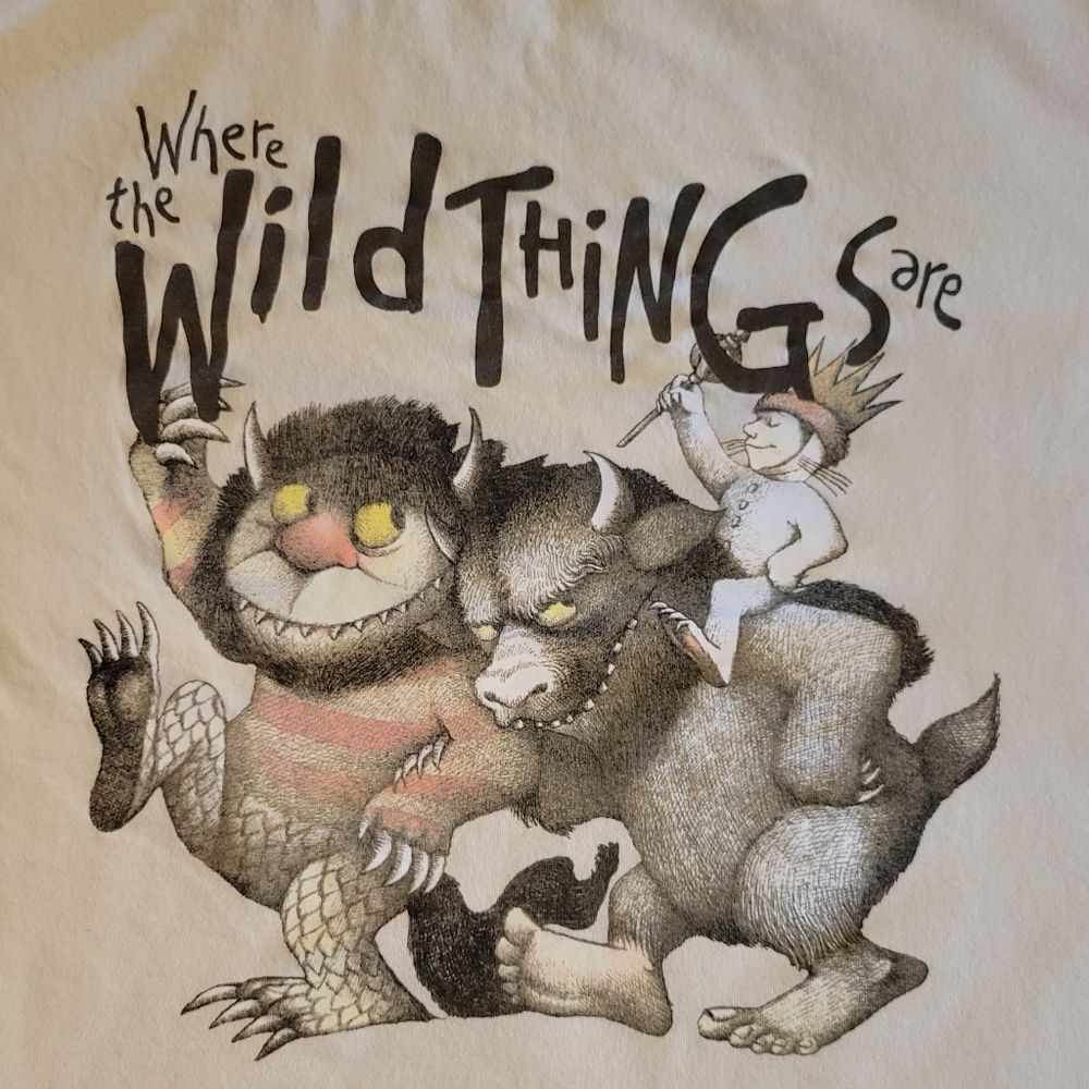 Where the Wild Things Are  T-Shirt - Cream XL Short Sleeve